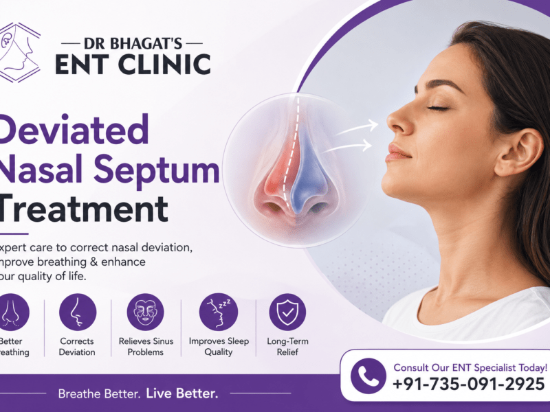 Deviated Nasal Septum Treatment: Expert ENT Care for Better Breathing and Long-Term Relief