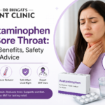 Acetaminophen for Sore Throat: Uses, Benefits, Safety & ENT Advice A sore throat can make everyday activities such as swallowing, eating, drinking, speaking, and sleeping uncomfortable. When throat pain develops, many adults search for acetaminophen for sore throat because they want safe and effective relief from discomfort. Acetaminophen, also known as paracetamol in many countries, is commonly used to reduce pain and fever. However, it is important to understand that pain relief medicine does not necessarily treat the underlying cause of a sore throat. A sore throat may result from a viral infection, bacterial infection, allergies, irritation, acid reflux, tonsil problems, or other conditions. Knowing when acetaminophen for sore throat may help, how it differs from antibiotics, and when an ENT consultation is appropriate can help patients make more informed decisions about throat care. Dr. Monika Bhagat provides ENT consultation and specialized care for throat disorders, including throat infections and voice-related conditions, at her clinic in Hadapsar, Pune. The clinic also provides comprehensive ear, nose, throat, sinus, hearing, and balance care. (drmonikabhagatent.com -) What Is Acetaminophen? Acetaminophen is a medicine commonly used to relieve mild to moderate pain and reduce fever. In India, it is more commonly known as paracetamol. When someone has a sore throat accompanied by pain or fever, acetaminophen for sore throat may provide temporary symptom relief when used appropriately. It can make swallowing and daily activities more comfortable while the underlying condition improves. However, acetaminophen does not directly eliminate viruses or bacteria. This distinction is important because patients sometimes assume that taking a pain-relief medicine will treat the infection itself. The appropriate use of acetaminophen for sore throat therefore depends on the symptoms, age, health condition, other medicines being taken, and the underlying reason for the throat pain. Can Acetaminophen Help With a Sore Throat? Yes, acetaminophen for sore throat can help reduce throat pain and fever in many situations. It works as a pain reliever and fever reducer, which can make symptoms easier to manage. For example, someone with a viral upper respiratory infection may experience throat pain, fever, tiredness, cough, and congestion. In such cases, appropriate pain and fever management may help the person remain comfortable while the body recovers. However, acetaminophen for sore throat is a symptom-relief option rather than a universal treatment for every throat condition. If the sore throat is caused by a bacterial infection, a doctor may determine that additional treatment is necessary. If the cause is allergies, acid reflux, tonsil disease, or another condition, the treatment approach may be different. Common Causes of Sore Throat A sore throat can have many causes, and identifying the underlying cause is more important than simply treating the pain. Viral infections are one of the most common causes. Colds and other respiratory infections may produce throat irritation together with coughing, nasal congestion, sneezing, or fever. Bacterial infections can also cause significant throat pain. Some bacterial throat infections may require antibiotics after appropriate medical evaluation. Other possible causes include allergies, postnasal drainage, dry air, smoking or exposure to irritants, acid reflux, voice overuse, tonsil inflammation, and other ENT conditions. This is why acetaminophen for sore throat should be considered primarily for symptom relief while the underlying condition is assessed when necessary. Common Causes and Treatment Considerations Possible Cause Common Symptoms General Treatment Approach Viral infection Sore throat, cough, congestion, fever Rest, fluids and symptom management Bacterial infection Throat pain, fever, swollen tonsils Medical evaluation and treatment if indicated Allergies Throat irritation, sneezing, nasal symptoms Allergy-focused management Acid reflux Throat irritation, burning, hoarseness Evaluation and reflux management Tonsil problems Painful swallowing, swollen tonsils ENT assessment Environmental irritation Dry or irritated throat Avoidance of triggers and supportive care These symptoms can overlap, so a healthcare professional may need to evaluate persistent or severe throat problems. How Does Acetaminophen Relieve Throat Pain? When considering acetaminophen for sore throat, it is helpful to understand that the medicine works by reducing pain signals and lowering an elevated body temperature. It does not numb the throat in the same way as certain local preparations, and it does not eliminate the bacteria or virus responsible for an infection. The main benefit is improved comfort. Reduced pain may make it easier to drink fluids, eat soft foods, rest, and continue normal activities while recovering. Patients should always follow the dosage instructions on the specific product or the instructions provided by a qualified healthcare professional. The appropriate amount can vary depending on age, formulation, and individual circumstances. Acetaminophen vs Antibiotics for Sore Throat One of the most common misunderstandings about sore throat treatment is assuming that every throat infection requires an antibiotic. Acetaminophen for sore throat and antibiotics serve completely different purposes. Acetaminophen is primarily used for pain and fever relief, while antibiotics are medicines used to treat certain bacterial infections. Taking an antibiotic does not automatically provide better pain relief, and taking acetaminophen does not treat a bacterial infection. Patients searching for phrases such as best antibiotic for sore throat infection, antibiotic for throat pain, or antibiotics for throat pain should not start medication without professional advice. Acetaminophen and Antibiotics: Key Differences Aspect Acetaminophen Antibiotics Main purpose Pain and fever relief Treatment of certain bacterial infections Treats viral infections No No Relieves pain Yes Not primarily a pain-relief medicine Requires diagnosis of bacterial infection No for general pain relief, but safe use still matters Yes, when clinically indicated Main concern Incorrect dose or excessive use Unnecessary use and antibiotic resistance Understanding this difference can prevent unnecessary antibiotic use and encourage appropriate treatment. Is Acetaminophen Safe for Adults? For many adults, acetaminophen for sore throat can be used safely when taken according to the recommended instructions. However, more is not better, and taking more than the recommended amount can cause serious harm. Acetaminophen is present in many combination medicines, including some products used for cold and flu symptoms. Taking multiple medicines containing acetaminophen at the same time can unintentionally result in excessive intake. People with liver disease, heavy alcohol use, or other medical concerns should discuss appropriate use with a healthcare professional. If you are unsure whether acetaminophen for sore throat is suitable for you, consult a doctor or pharmacist before taking it. What About Acetaminophen for Children? Children require particular attention when using pain-relief medicines. Dosage is generally based on factors such as age, weight, and the specific product formulation. Parents should not give children an adult formulation or estimate a dose without appropriate guidance. Always check the product instructions and consult a healthcare professional when uncertain. If a child has a persistent sore throat, difficulty swallowing, repeated tonsil infections, breathing difficulties, dehydration, or other concerning symptoms, an ENT or pediatric evaluation may be appropriate. Natural Remedies for Throat Ulcers and Irritation Some people search for natural remedies for throat ulcers when throat discomfort is accompanied by small painful lesions or irritation. Depending on the cause, staying hydrated, avoiding very spicy or acidic foods, and choosing soft foods may help reduce irritation. Maintaining good oral hygiene can also be helpful. However, persistent ulcers should not simply be assumed to be minor irritation. Recurrent, unusually large, painful, or slow-healing ulcers should be evaluated by a healthcare professional. While acetaminophen for sore throat may help reduce associated pain, it does not treat the underlying cause of throat ulcers. When Should You See an ENT Specialist? A mild sore throat often improves with time and supportive care. However, persistent or recurrent symptoms may indicate a condition requiring professional evaluation. You should consider an ENT consultation if throat pain continues, repeatedly returns, significantly affects eating or drinking, or is accompanied by persistent voice changes, tonsil problems, swallowing difficulties, or other ENT symptoms. An ENT specialist can examine the throat and related structures to determine whether the symptoms are associated with infection, inflammation, tonsils, reflux, allergies, or another condition. Dr. Monika Bhagat's clinic provides advanced head and neck care, including evaluation and treatment of throat infections and voice disorders. (drmonikabhagatent.com -) For patients using acetaminophen for sore throat repeatedly because the pain keeps returning, identifying the underlying reason for the symptoms is particularly important. When Is Sore Throat an Emergency? Certain symptoms require urgent medical attention rather than routine self-care. Difficulty breathing, inability to swallow, severe swelling, excessive drooling because swallowing is difficult, significant dehydration, or rapidly worsening symptoms can require urgent evaluation. Severe throat pain that is associated with difficulty opening the mouth, major neck swelling, or significant breathing problems should also not be managed only with acetaminophen for sore throat. If you are concerned about the severity of your symptoms, seek appropriate medical attention promptly. Can Acetaminophen Treat a Throat Infection? No. Acetaminophen for sore throat can help manage pain and fever, but it does not directly treat the infection causing the symptoms. If the throat problem is caused by a virus, supportive care may be sufficient in many cases. If a bacterial infection is suspected or confirmed, a healthcare professional may recommend appropriate treatment. This is why it is important not to assume that a throat pain tablet for adults will cure the underlying condition. Similarly, antibiotics should not be taken simply because throat pain is severe. Antibiotic treatment should be based on an appropriate medical assessment. How Can You Reduce Throat Discomfort? Along with appropriate pain management, simple measures may help make throat symptoms more comfortable. Drinking sufficient fluids can help prevent dehydration. Warm or cool beverages may be soothing depending on personal preference. Soft foods can be easier to swallow when the throat is painful. Avoiding cigarette smoke and other throat irritants may also help. Adequate rest can support recovery when a sore throat is associated with a viral illness. These measures can complement acetaminophen for sore throat when pain and fever are present, but they should not delay professional care when symptoms are severe or persistent. Why Choose Dr. Monika Bhagat for ENT Care? Dr. Monika Bhagat is an ENT specialist in Hadapsar, Pune, providing comprehensive care for ear, nose, throat, sinus, hearing, balance, and related conditions. The clinic focuses on advanced ENT diagnosis, personalized treatment planning, and medical as well as minimally invasive surgical care. Its services include sinus and allergy care, hearing and balance evaluation, tonsil and adenoid treatment, snoring and sleep apnoea care, and voice and throat disorder management. (drmonikabhagatent.com -) Patients who repeatedly rely on acetaminophen for sore throat can benefit from an evaluation when symptoms do not resolve or continue to return. Instead of treating recurring pain without identifying the cause, an ENT consultation can help determine whether the problem is related to infection, tonsils, reflux, allergies, voice use, or another throat condition. Conclusion Acetaminophen for sore throat can be useful for temporary relief from throat pain and fever, but it does not treat every underlying cause of a sore throat. Understanding whether the symptoms are caused by a viral infection, bacterial infection, allergies, reflux, tonsil problems, or irritation is essential for choosing the right treatment. Adults should follow the recommended instructions when using acetaminophen and avoid taking multiple medicines containing the same active ingredient. If throat pain is severe, persistent, recurrent, or associated with swallowing or breathing difficulties, an ENT evaluation is recommended rather than relying only on acetaminophen for sore throat. Professional evaluation can help identify the underlying cause and ensure that treatment is appropriate for the individual patient. Book an ENT Consultation in Pune If you are experiencing persistent throat pain and are considering acetaminophen for sore throat, consult an ENT specialist to understand the possible cause of your symptoms. Need ENT Consultation? Call Us: +91 735 091 2925 Email: drmonikabhagat@gmail.com Our Address: 303B, The Cosmopolis, Opposite of SEASONS MALL, Hadapsar, Pune Dr. Monika Bhagat provides comprehensive ENT consultation and personalized treatment for throat and other ear, nose, and throat conditions. Frequently Asked Questions 1. Can acetaminophen help with sore throat pain? Yes, acetaminophen for sore throat can help reduce pain and fever. However, it does not treat the underlying cause of the sore throat. 2. Does acetaminophen cure a throat infection? No. Acetaminophen for sore throat is primarily used for symptom relief. It does not kill bacteria or viruses responsible for infections. 3. Can I take acetaminophen with an antibiotic? In some circumstances, acetaminophen and an antibiotic may be used together, but the medicines and individual circumstances matter. If you have been prescribed an antibiotic, follow your healthcare professional's instructions and check with them or a pharmacist if you are unsure about combining medicines. 4. What is the best throat pain tablet for adults? The appropriate throat pain tablet for adults depends on the cause of the pain and the individual's health condition. Acetaminophen may help with pain and fever when used appropriately, but persistent throat pain should be evaluated. 5. Are natural remedies useful for throat ulcers? Some supportive measures may reduce irritation, but natural remedies for throat ulcers do not necessarily treat the underlying cause. Persistent or recurrent ulcers should be evaluated by a healthcare professional. 6. When should I see an ENT doctor for a sore throat? You should consider an ENT consultation when throat pain persists, repeatedly returns, affects swallowing or speaking, or occurs with significant tonsil, voice, or breathing problems. 7. Should I take antibiotics for throat pain? Not automatically. Antibiotics are intended for certain bacterial infections and should be used when a qualified healthcare professional determines that they are appropriate. 8. Can I use acetaminophen repeatedly for throat pain? Repeated need for acetaminophen for sore throat may indicate that the underlying problem needs evaluation. Follow the recommended dosing instructions and consult a healthcare professional if the pain persists or keeps returning.