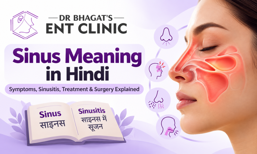 Sinus meaning in Hindi explained with sinusitis symptoms, treatment, and surgery information