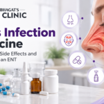 Sinus infection medicine guide showing sinus anatomy, medications, and nasal spray