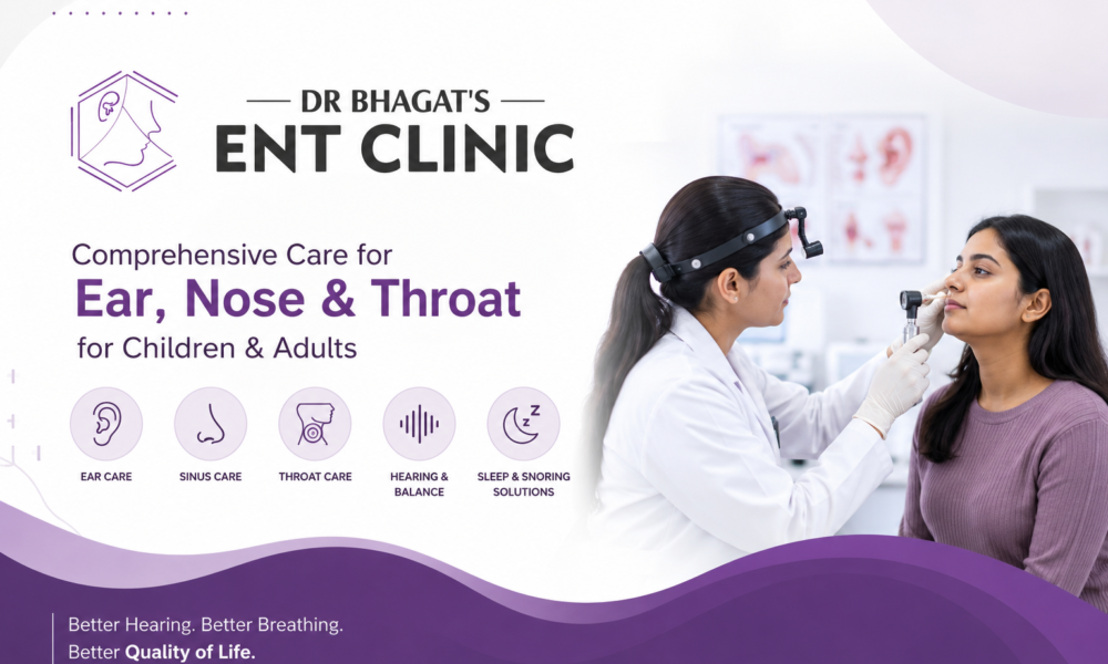 Best ENT Doctor in Hadapsar – Dr Bhagat’s ENT Clinic providing comprehensive ear, nose and throat care for children and adults.